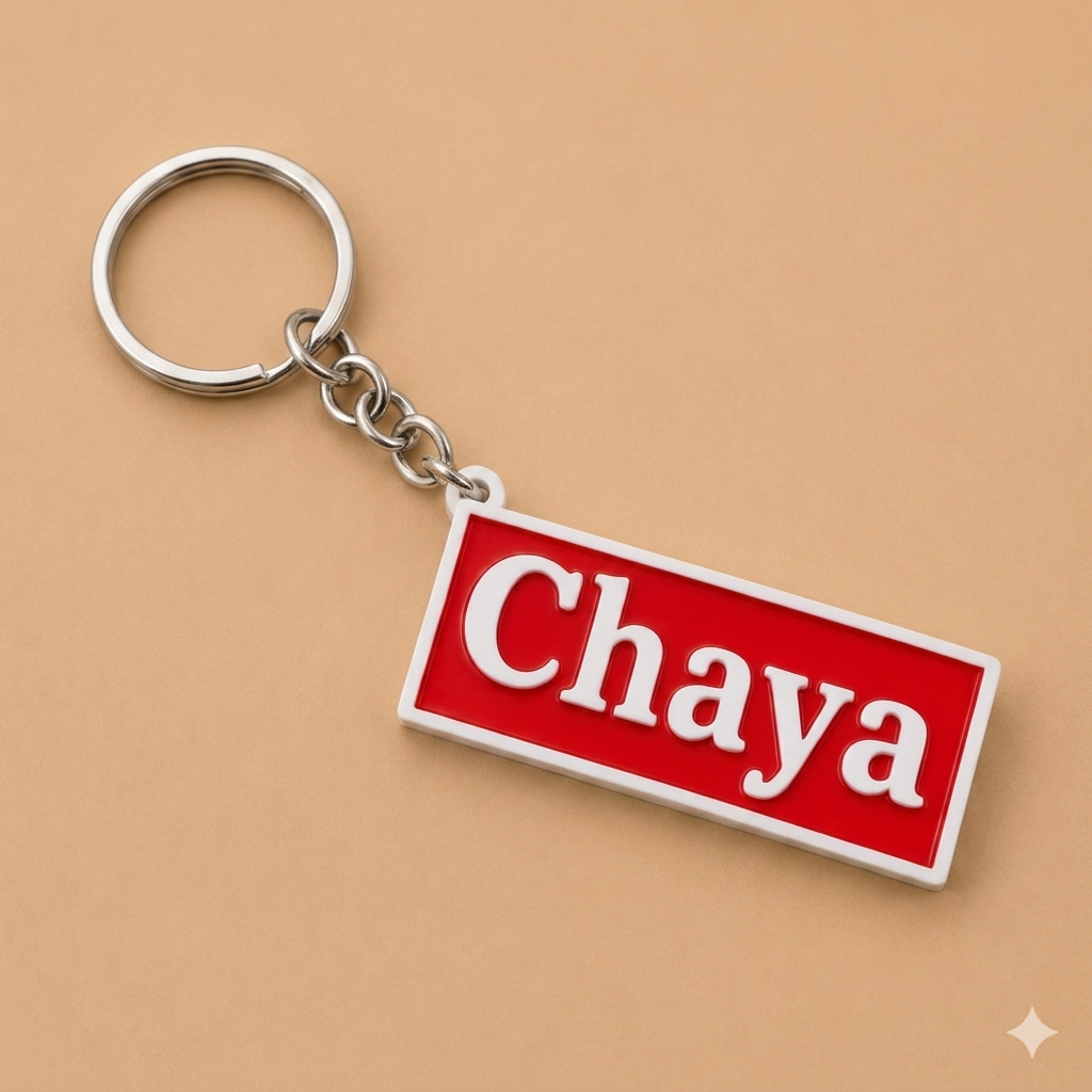 Customise name keychain