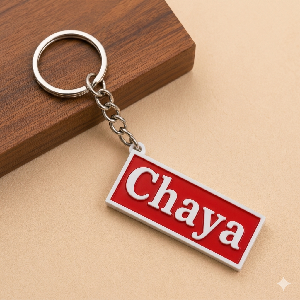 Customise name keychain